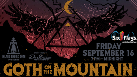 'Goth on the Mountain' Coming to Six Flags Magic Mountain in SoCal September 16th