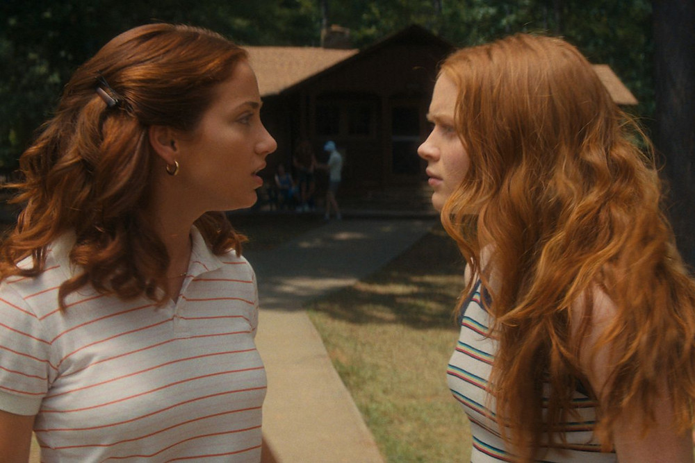 Emily Rudd and Sadie Sink in Fear Street Part Two: 1978, c/o Netflix