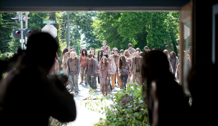 Walkers in The Walking Dead (Season 6, Episode 3) / courtesy of AMC