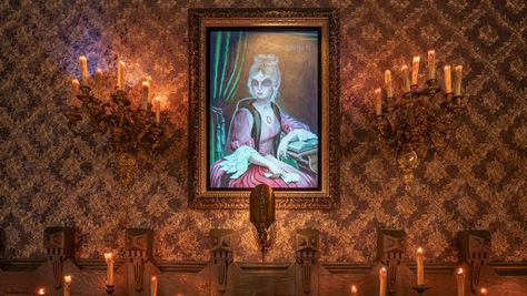 Miss April-December Returns to Disneyland's Haunted Mansion