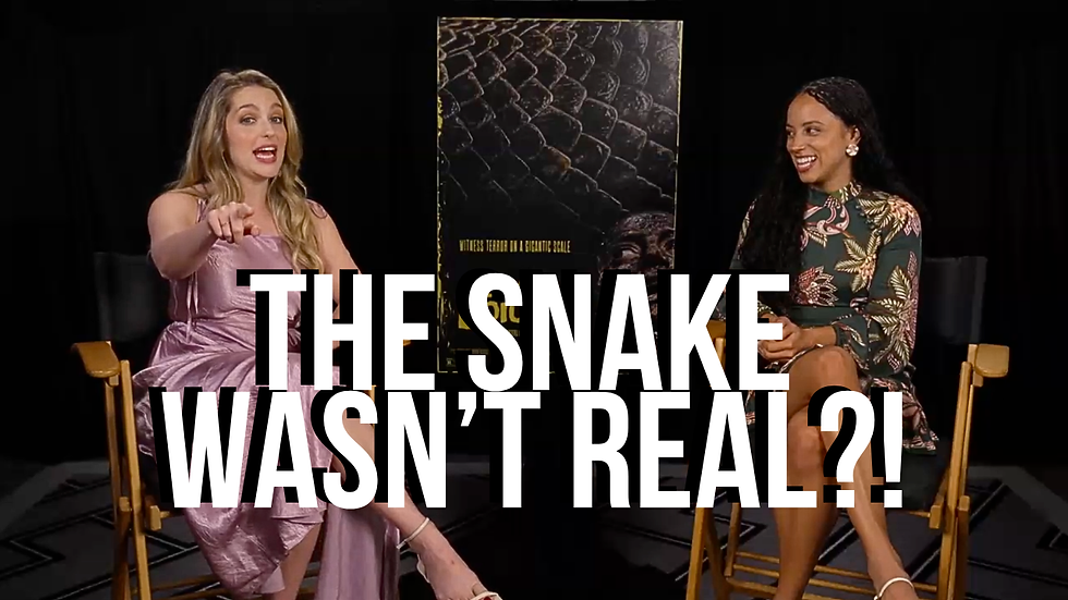 Jessica Rothe & Kiana Madeira Reveal How They Filmed Beware Boiúna’s Giant Snake