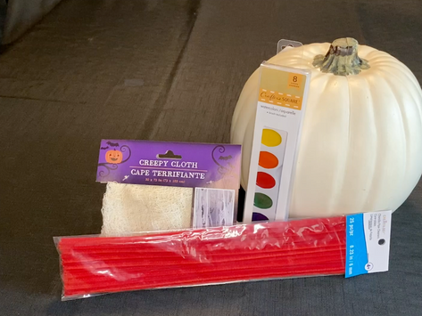 Making a Pandemic Pumpkin - Halloween at Home