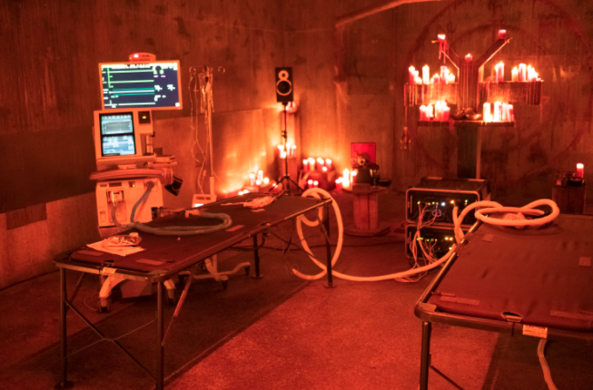 BTS of Neill Blomkamp’s DEMONIC. Courtesy of IFC Midnight. An IFC Midnight Release