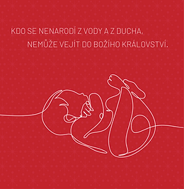 Vánoční pohlednice miminko