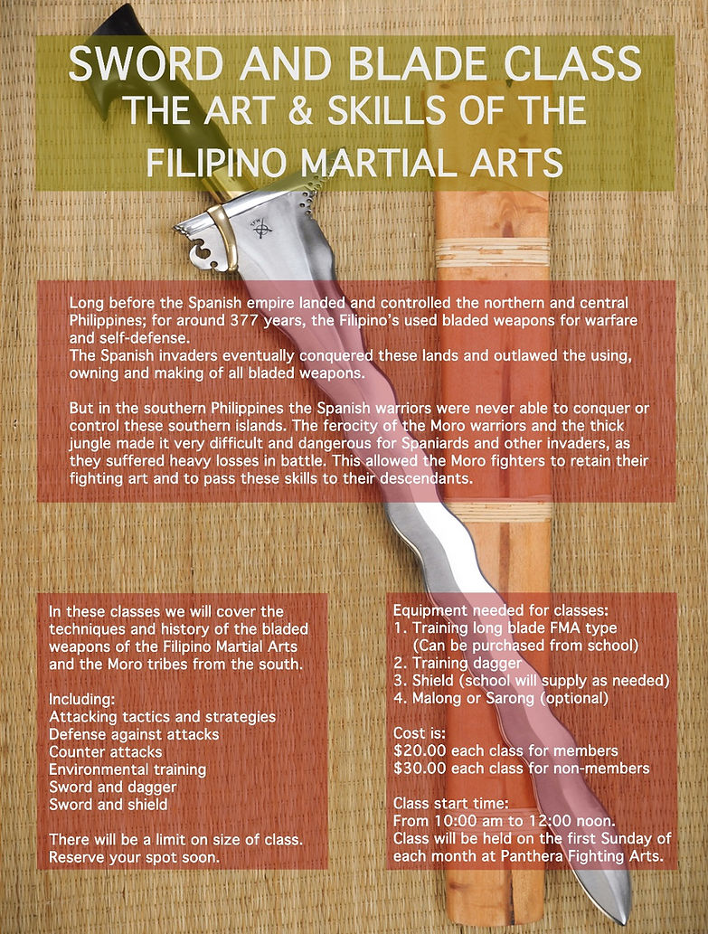 Event 1 Panthera Fighting Arts Simi Valley Ca. Martial Arts School