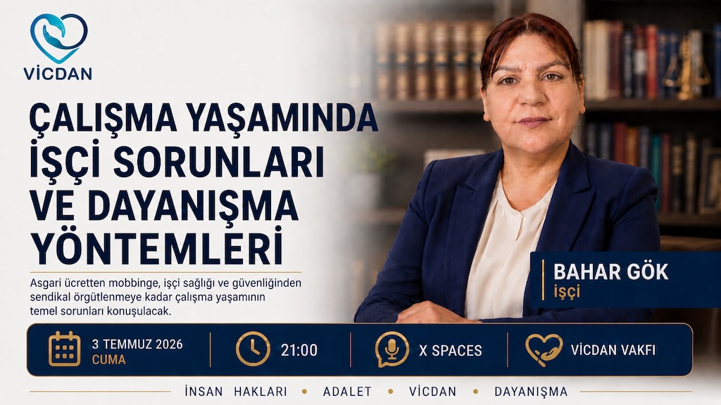Etkinlik: Bahar Gök'le Söyleşi: Çalışma Yaşamında İşçi Sorunları ve Dayanışma Yöntemleri