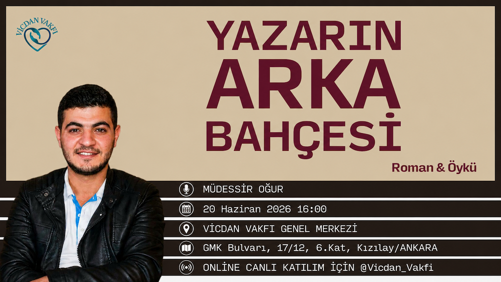 Etkinlik: YAZARIN ARKA BAHÇESİ - Müdessir Oğur