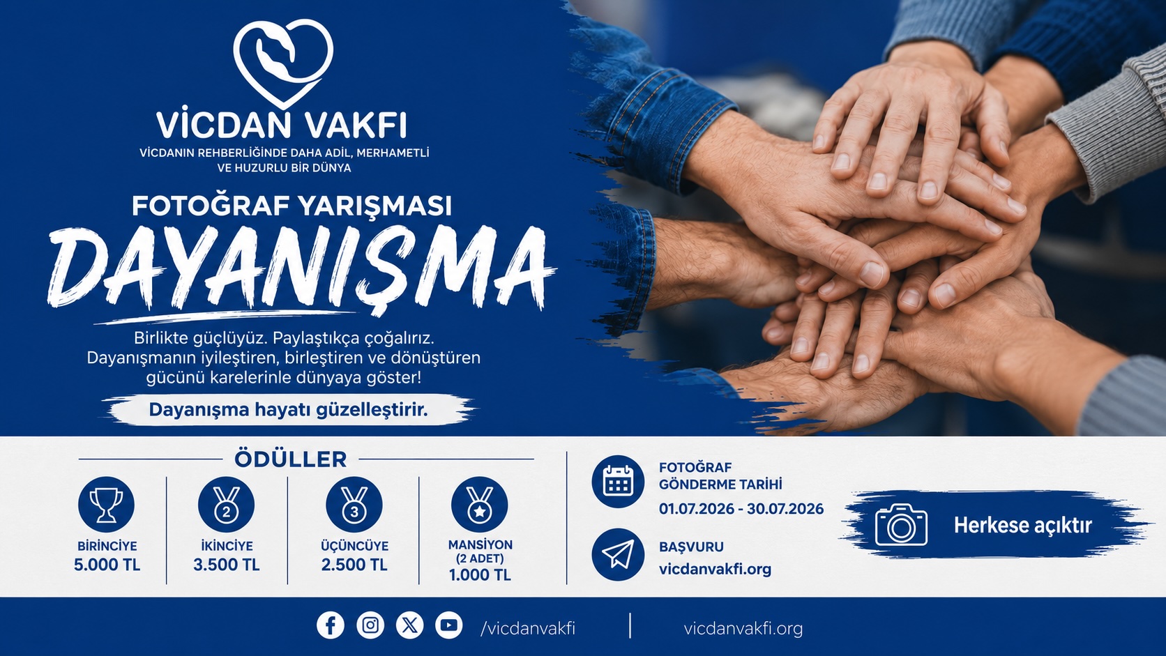 Etkinlik: Fotoğraf Yarışması: insan kalbi paylaştıkça atar.