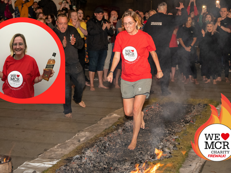 Final blaze of glory for We Love MCR Firewalkers!