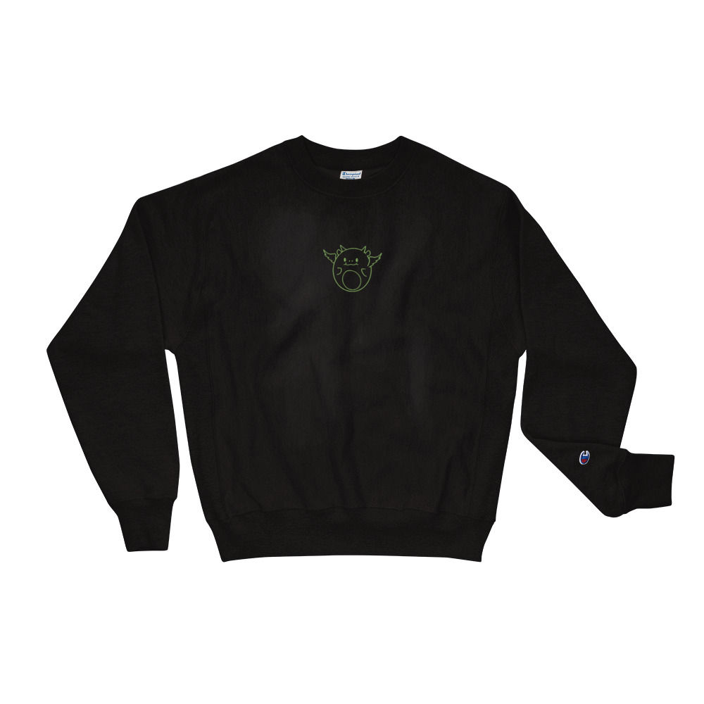 Minimalistic Eggsy the Dragon Embroidered Champion Sweatshirt