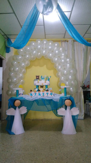 decorado  para  bautizo