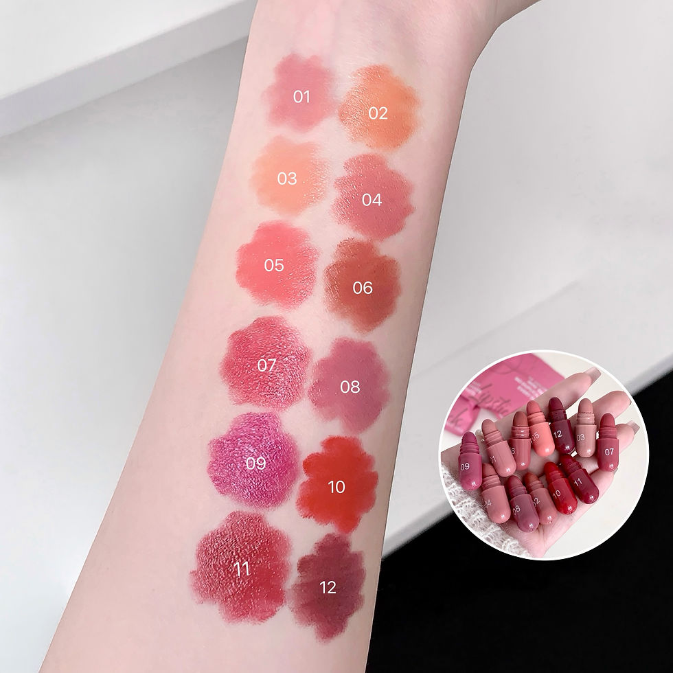 Thumbnail: Magic Casa 12 Color Matte Lip Balm Set, Long-Lasting & Non-Fading, Perfect Gift 
