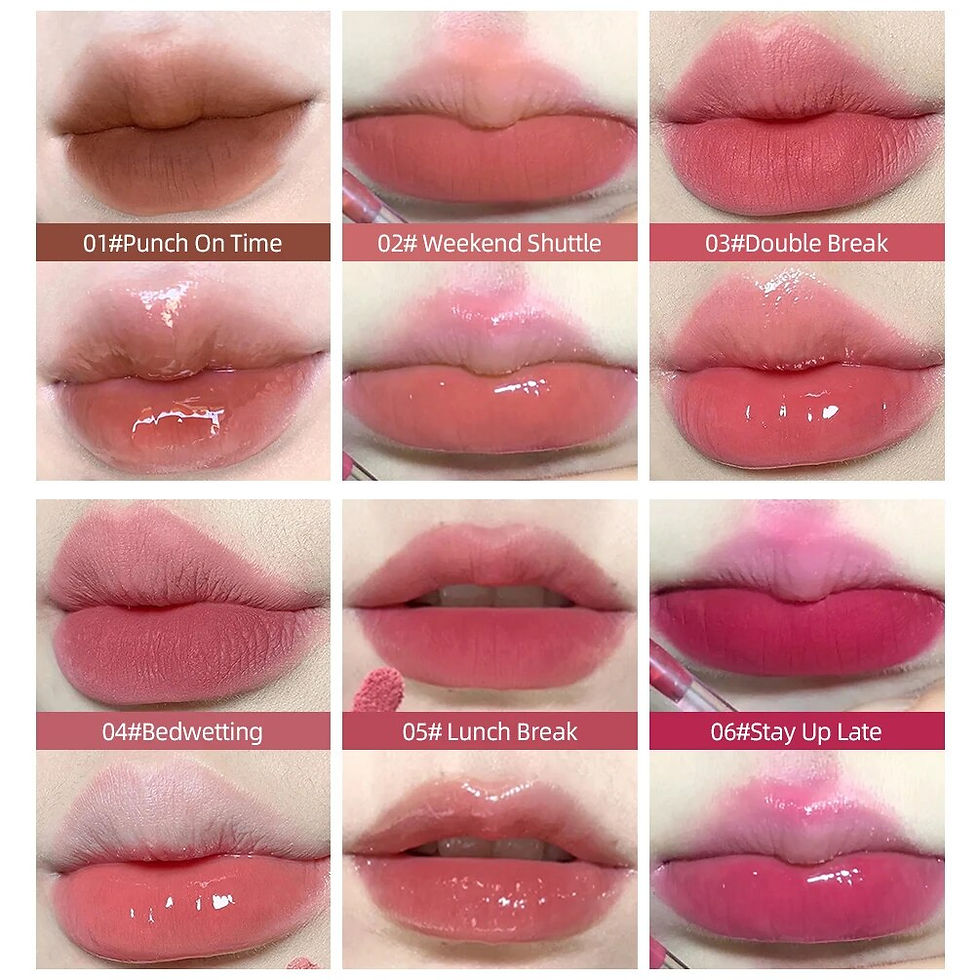 Thumbnail: CACE Double Head Lip Gloss Sexy Red Lip Makeup Lip Mud Mirror Water Gloss Lip Gl