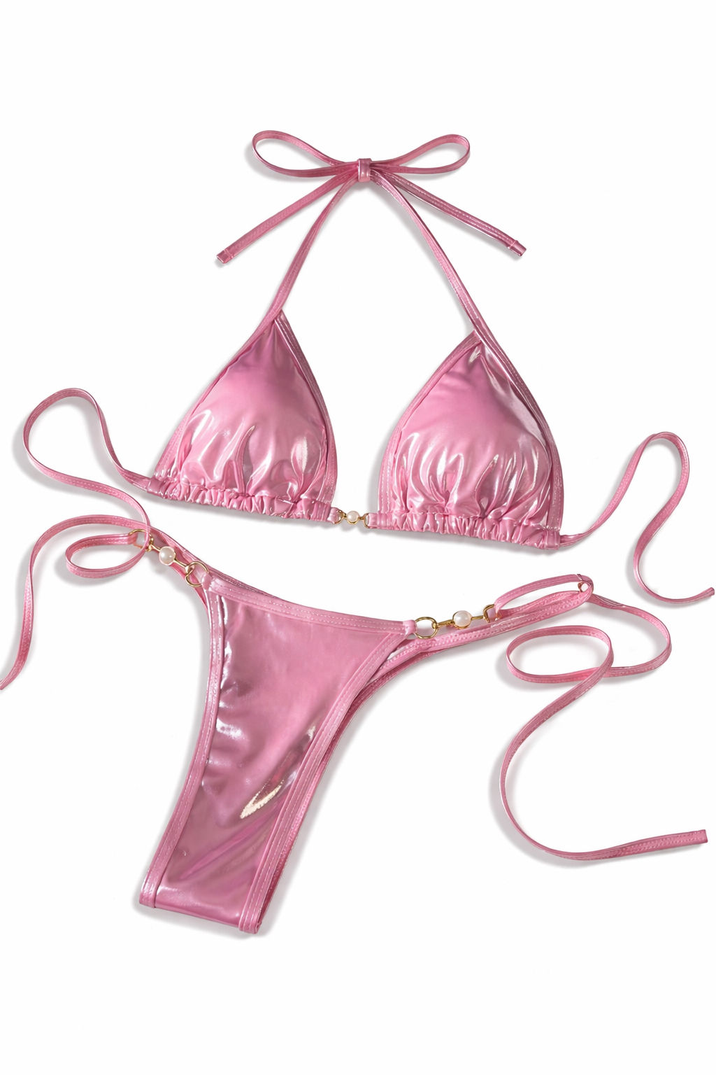 The Pearl Drip Thong Bikini 