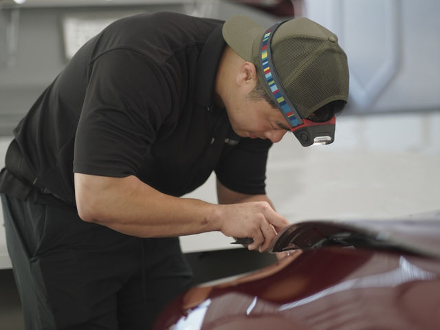 PPF installer in Santa Clara: paint protection film on a customer vehicle