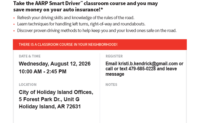 AARP Smart Driver Course