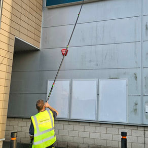 Retail Parks Sign and Cladding Cleaning
