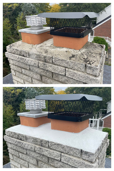 chimney crown repair chimney crown coat chimney sealant 