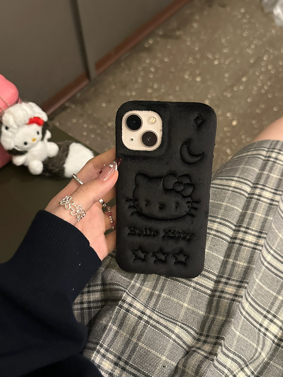 Thumbnail: Fluffy Embossed K**** iPhone Case