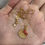 Thumbnail: Gold Hello Kitty Necklace With Ruby Stones