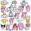 Miniatura: 21 Pc My Melody X Cinnamaroll Crocs Charm Set