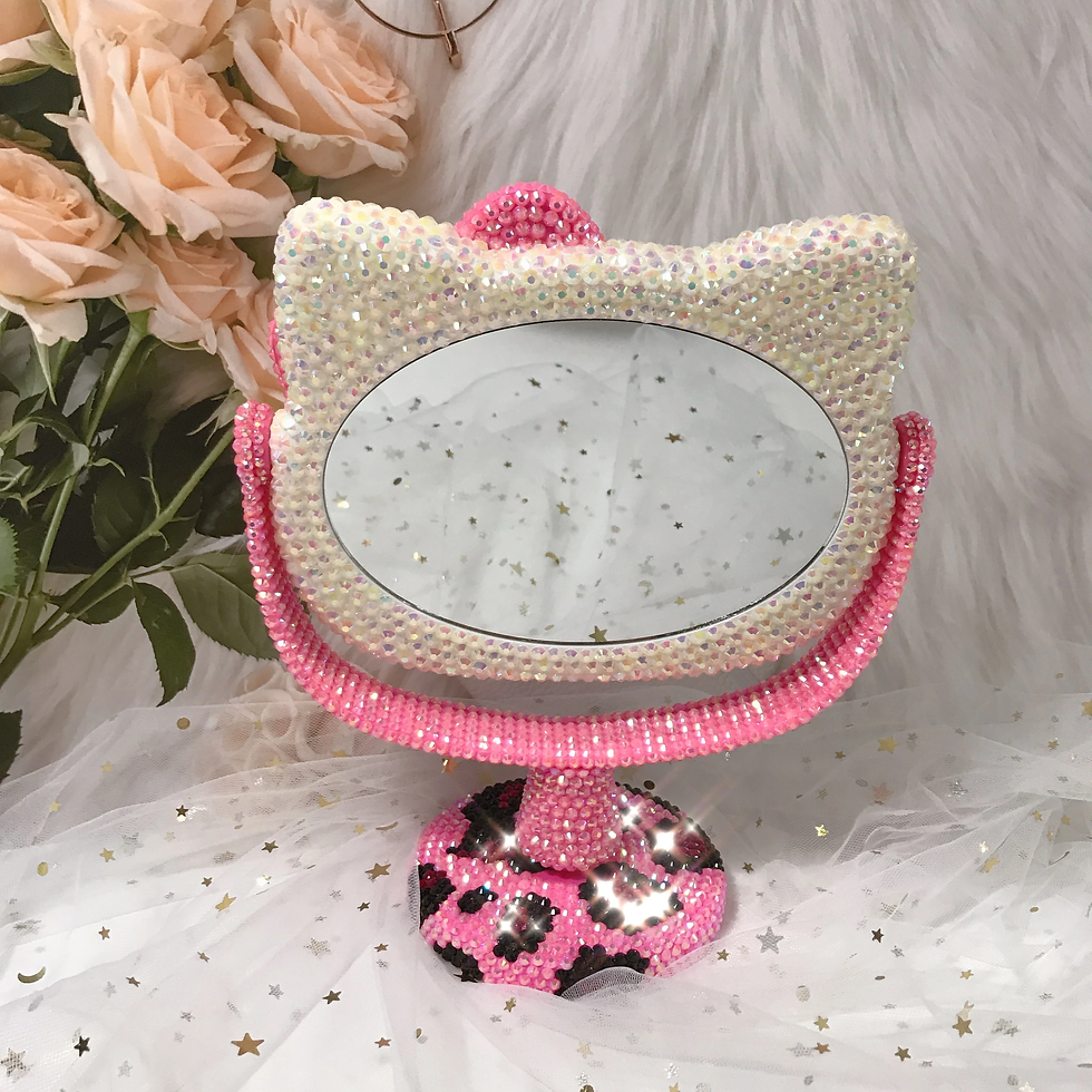 Thumbnail: Hello Kitty Vanity Rhinestone Mirror