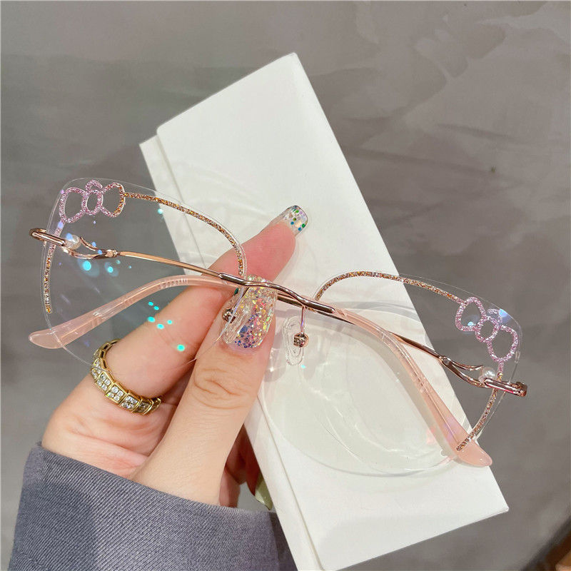 الصورة المصغرة: Hello Kitty Bling Rimless Glasses