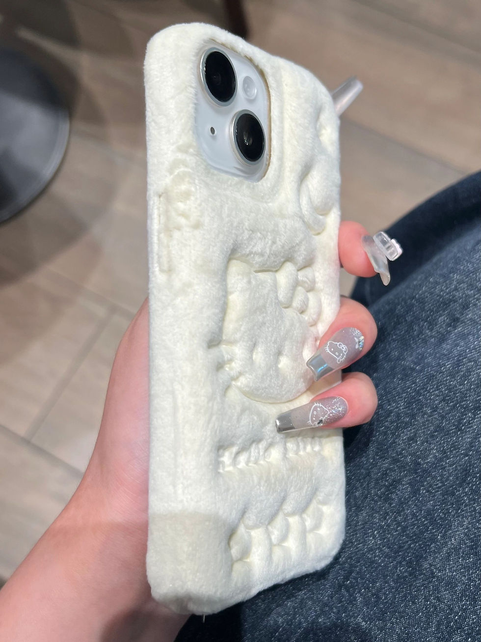 الصورة المصغرة: Fluffy Embossed K**** iPhone Case