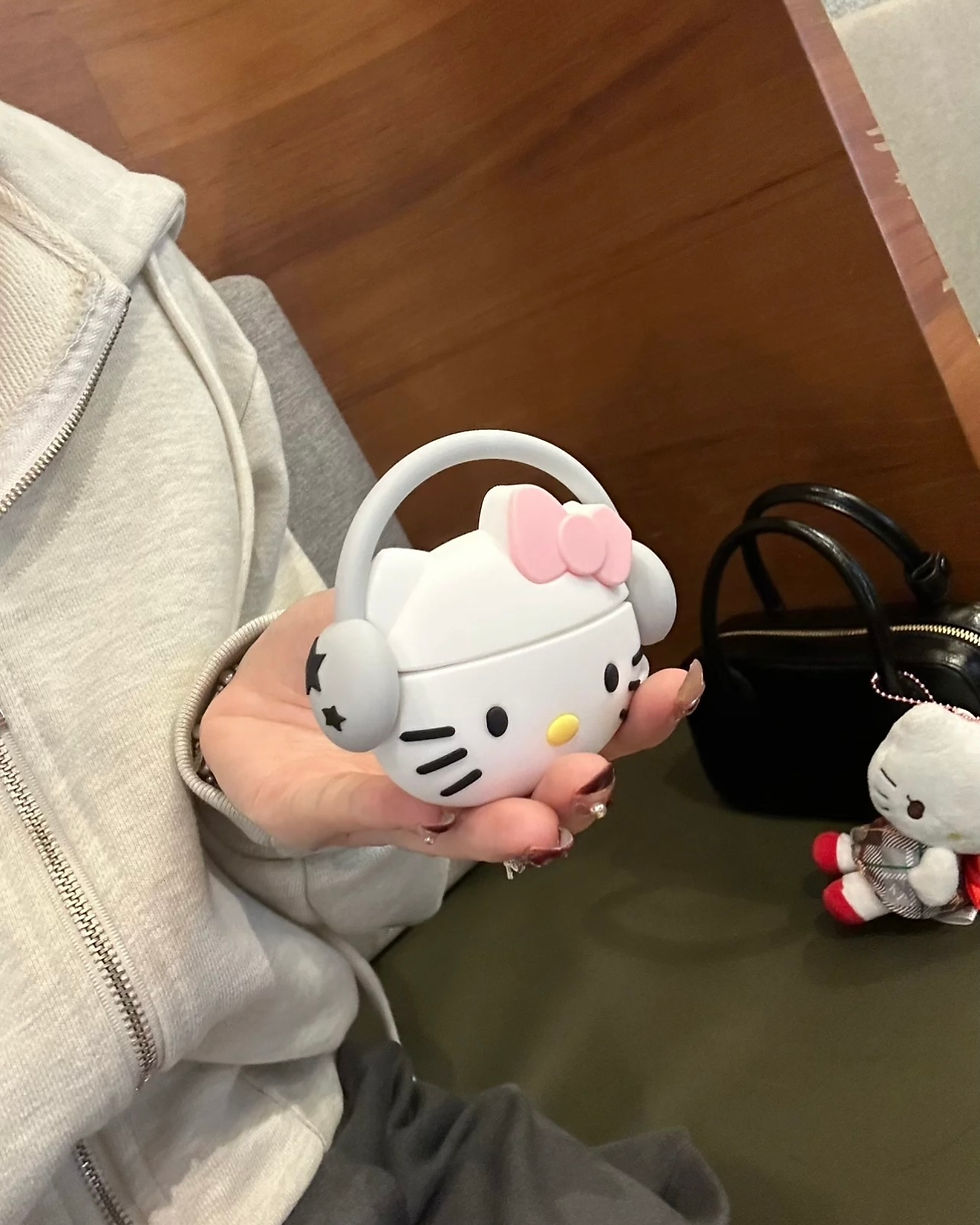 الصورة المصغرة: Hello Kitty Headphones Airpods Case