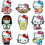 الصورة المصغرة: 9 Pc Hello Kitty Crocs Charm Set