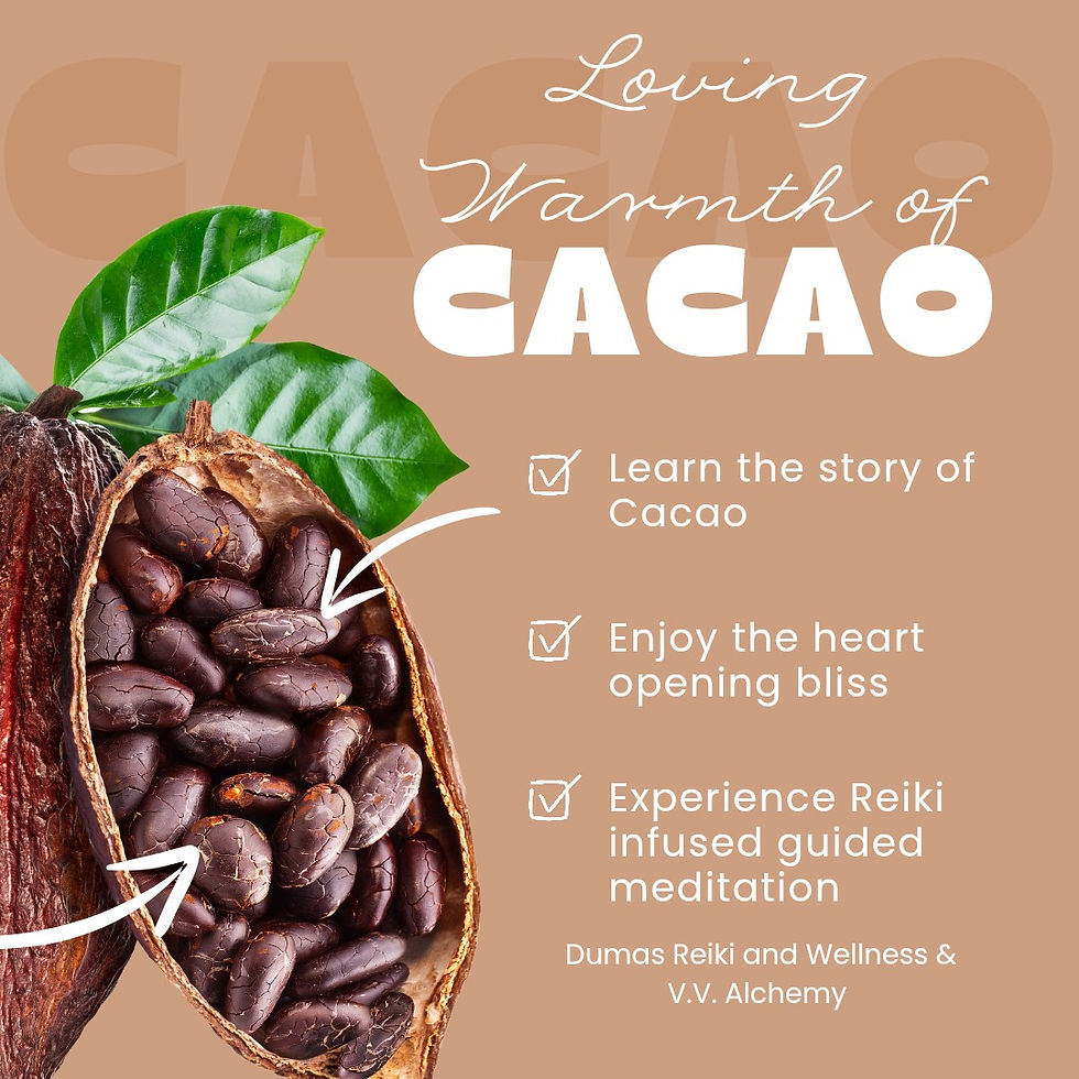 Loving Warmth of Cacao Ceremony and Sound Bath featuring Groove Bear Rythm