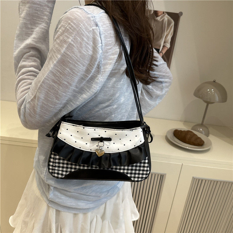 Thumbnail: Fashionable Underarm Bow Bag for Women Pillow Trendy Versatile Shoulder Bag Lace
