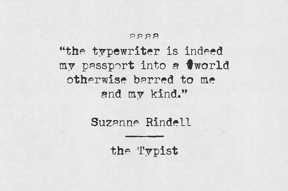 Mystery Typewriter
