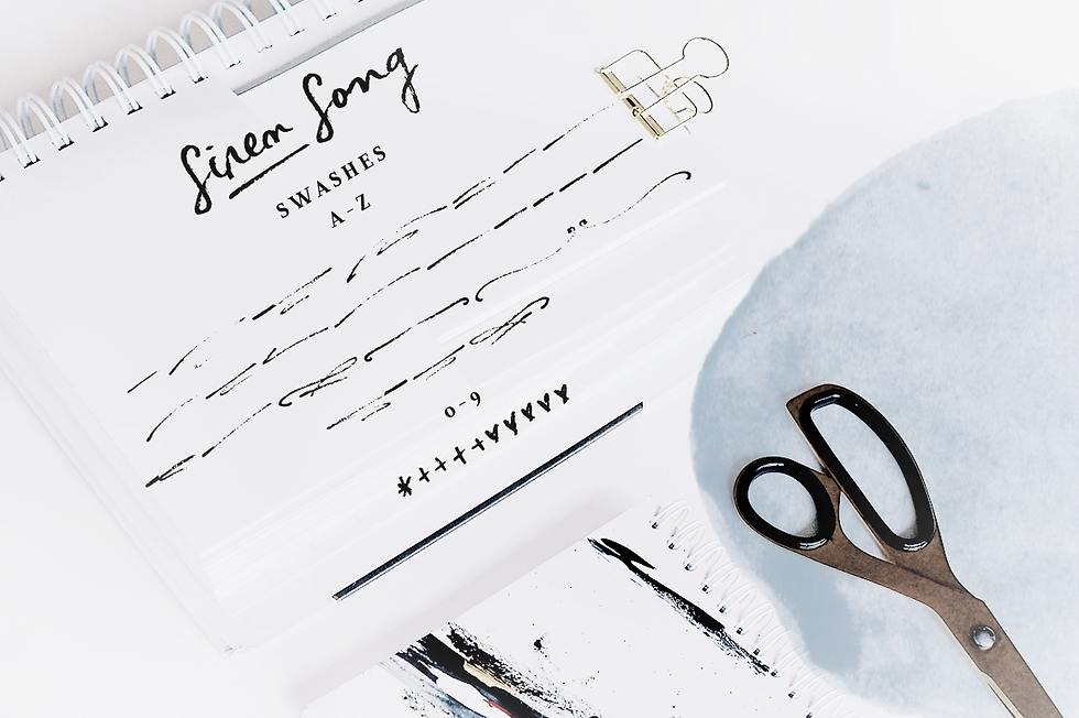 Thumbnail: Siren Song font and texture pack