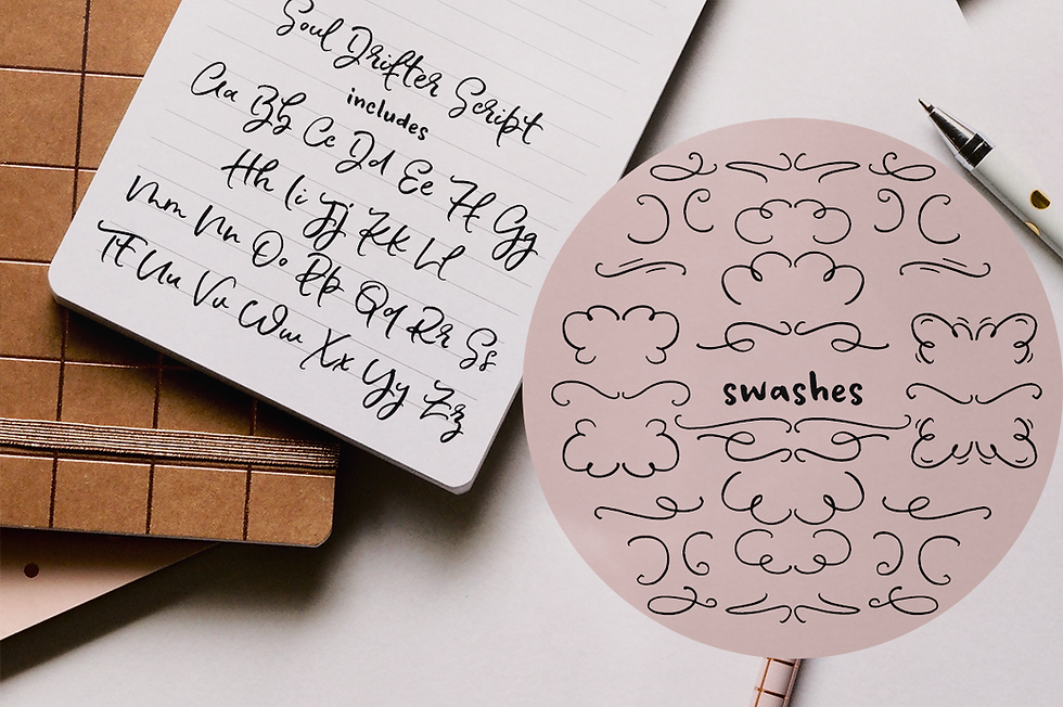 Thumbnail: Soul Drifter handwritten font