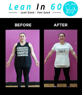Lean in 60 Befor and after Weight loss Kam