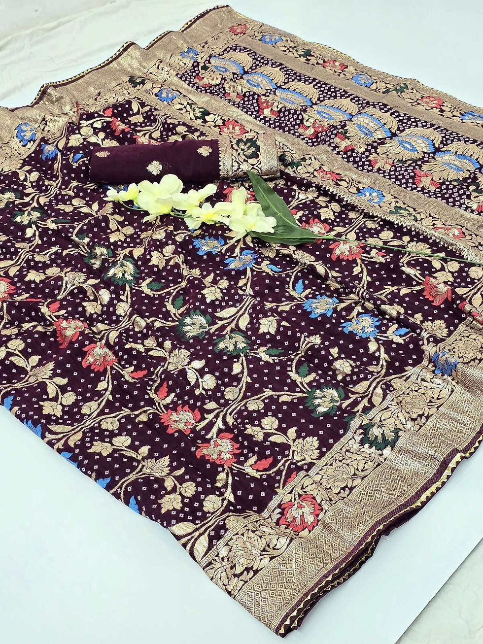 Thumbnail: Banarasi Baag Saree - Free Shipping 🥳💫