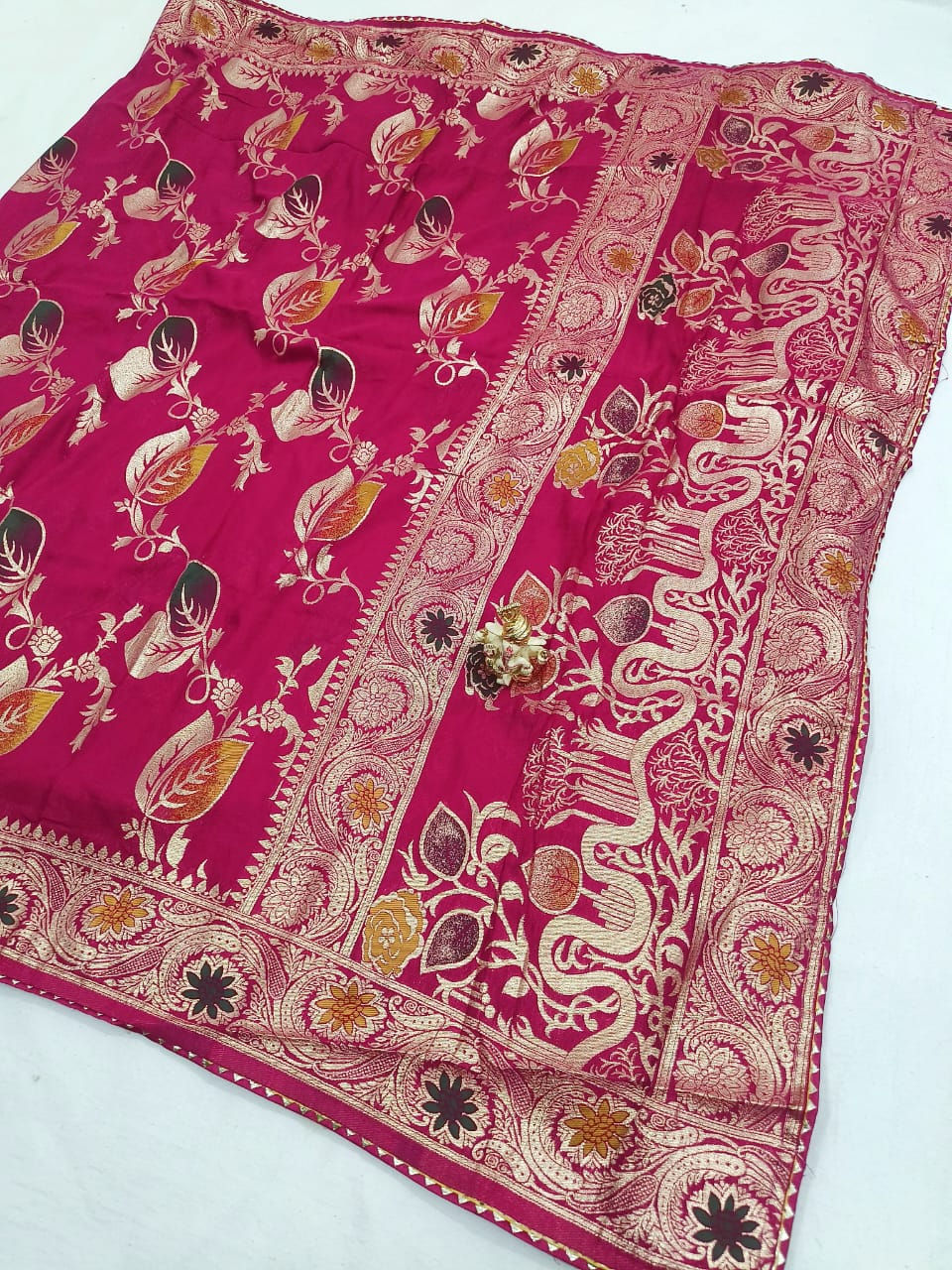 Thumbnail: Pure Banarasi Saree - Free Shipping🥳💫