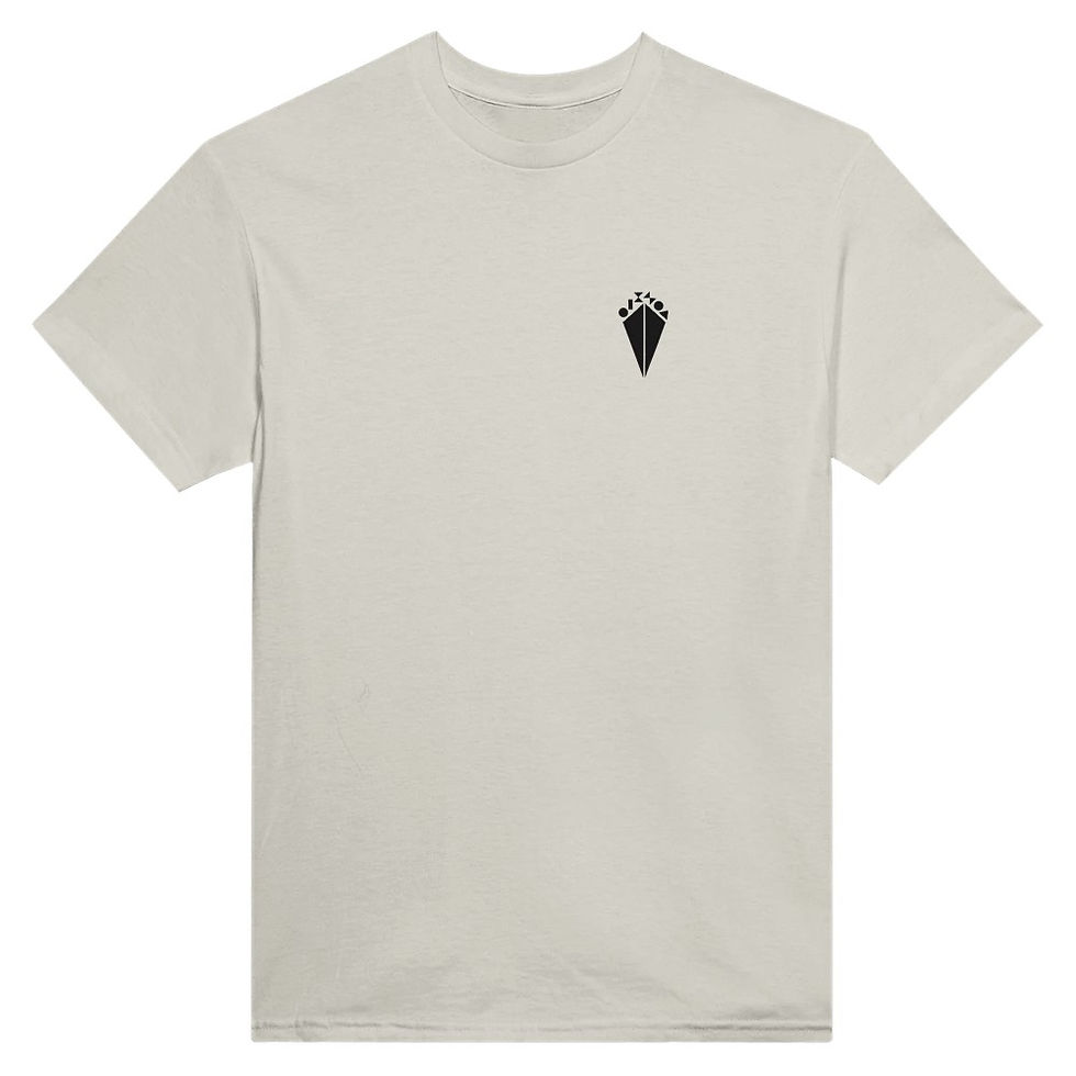 Thumbnail: Heavyweight Unisex Crewneck T-shirt | Footprint Art