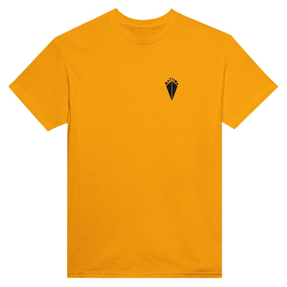 Thumbnail: Heavyweight Unisex Crewneck T-shirt | Footprint Art