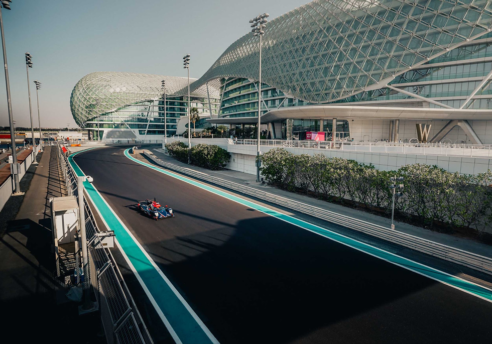 A United Autosports LMP2 car in Abu Dhabi | Credit: United Autosports