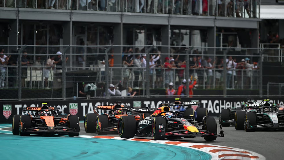A bold move from Norris was blocked by Verstappen with a controversial move | Credit: Formula 1