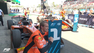 Verschoor grabs surprise victory in thrilling Barcelona F2 sprint