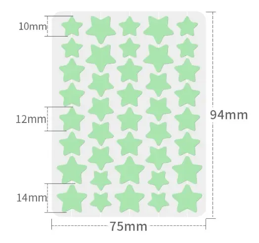 Thumbnail: Private Label Pimple Patch Hydrocolloid Pimple Master Patches Customized Shape