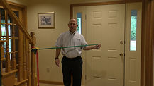 theraband shoulder external rotation exercise