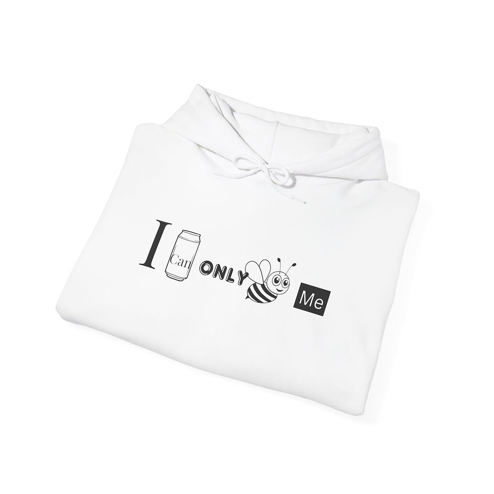 Thumbnail: Hooded Sweatshirt - I Can Only Be Myself Design