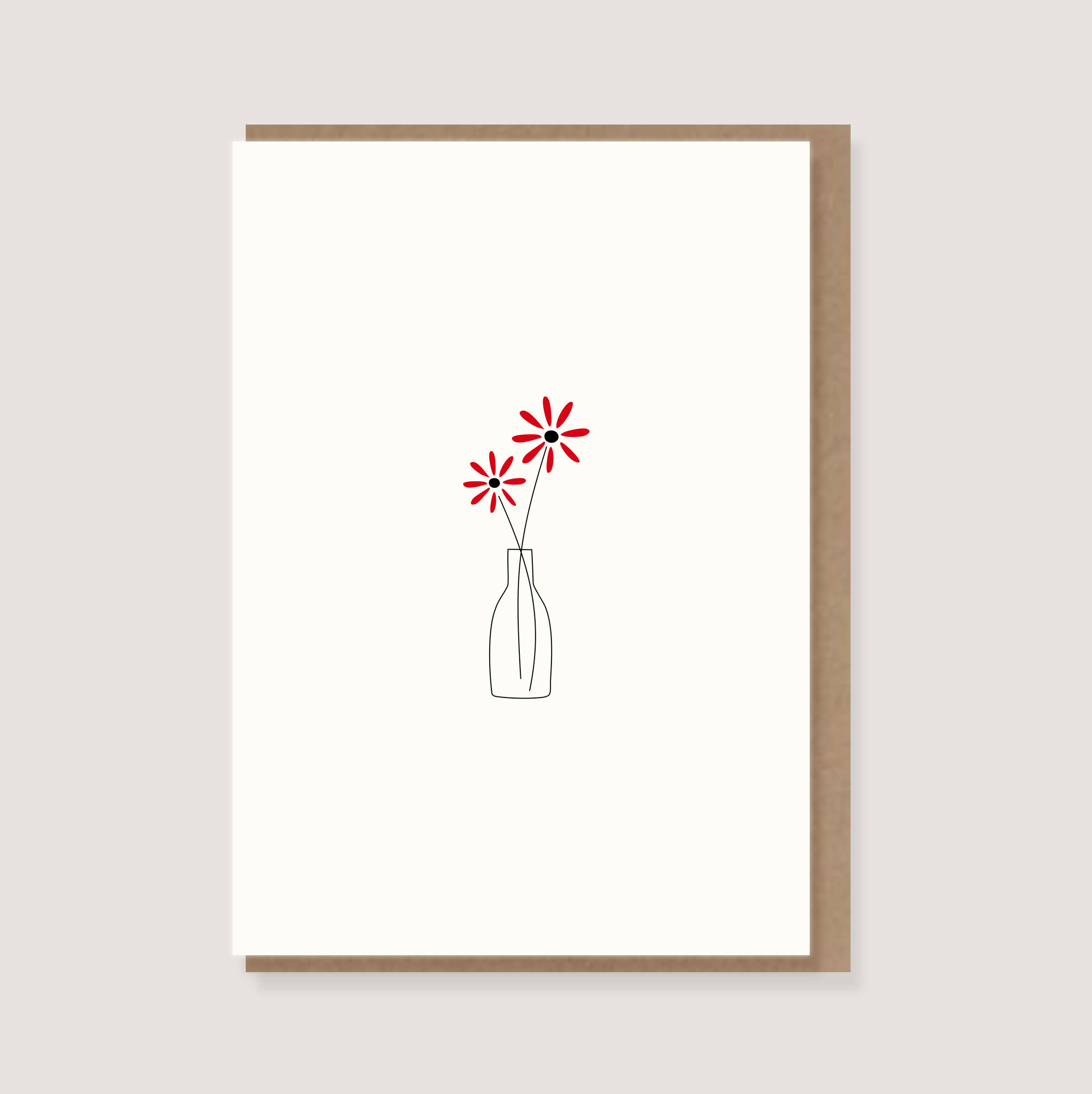 Fold-out card - "Flower vase"