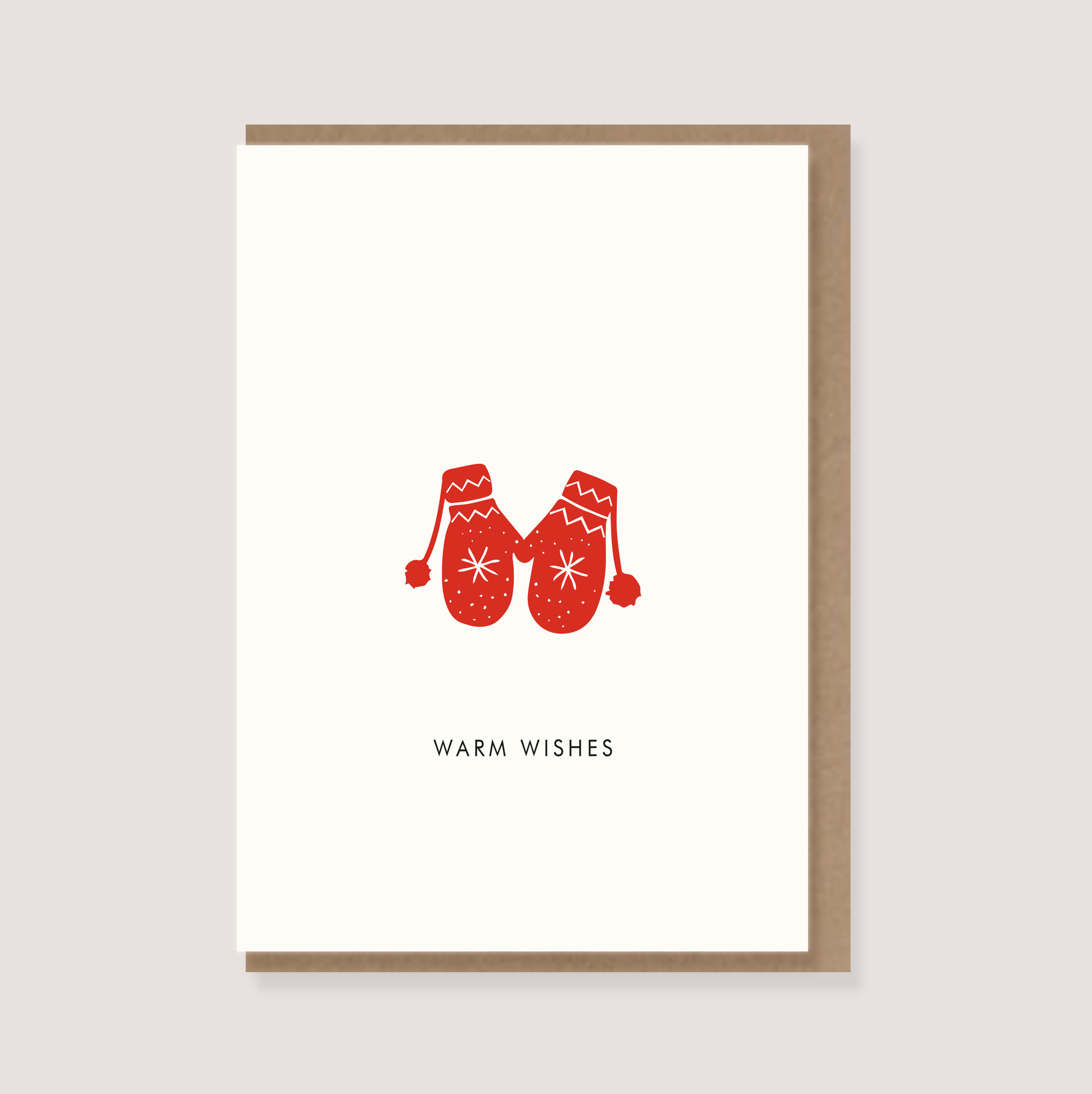 Card - "Gloves - Warm Wishes"