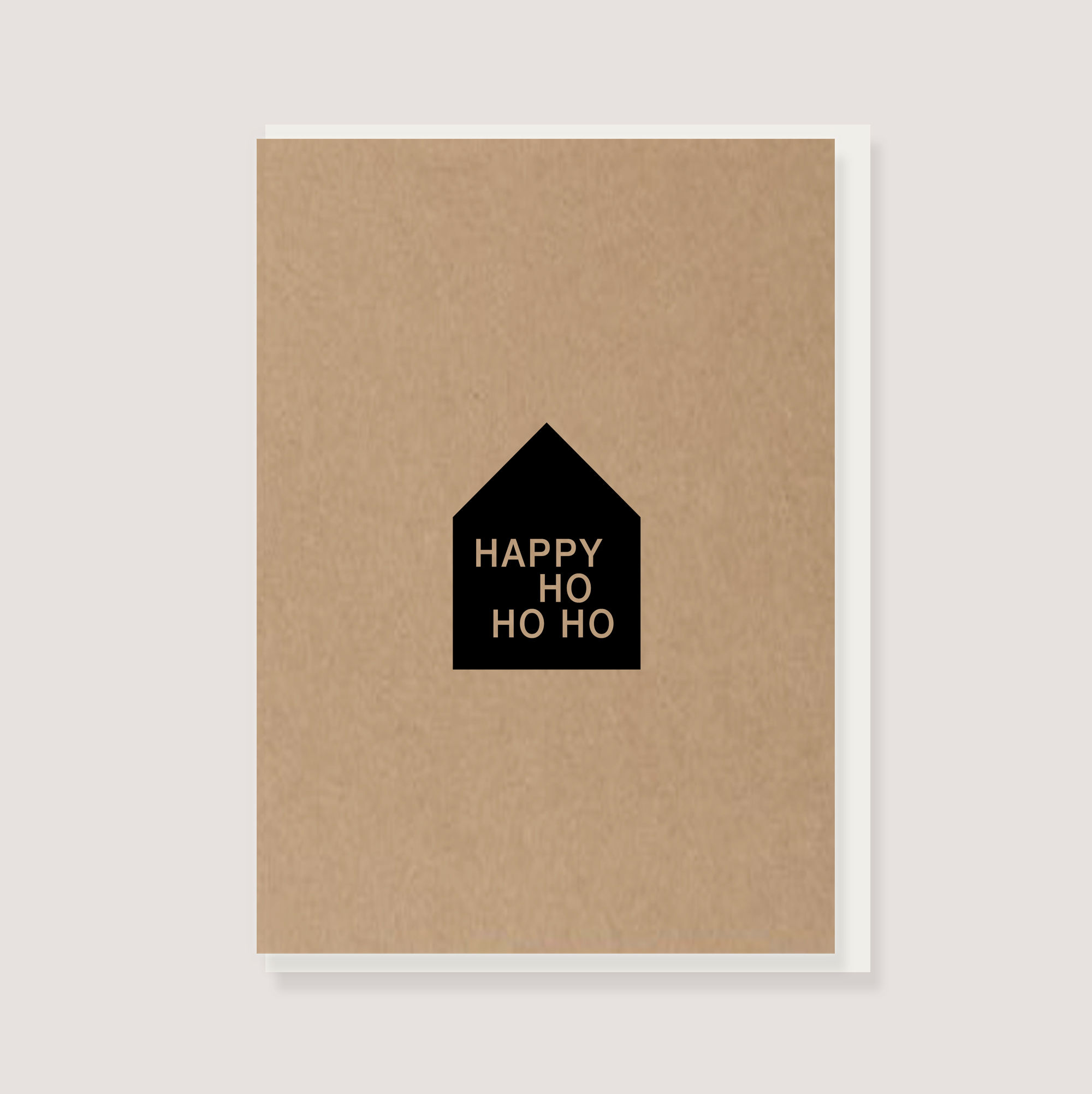 Folding card - "House - Happy Ho Ho Ho"