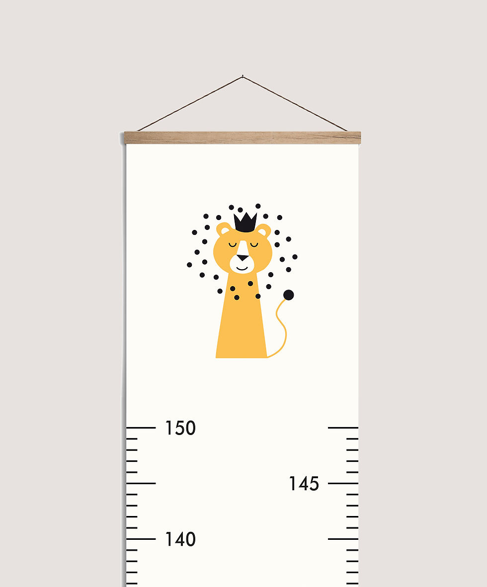 Messlatte - "Löwe" - 21 x100 cm